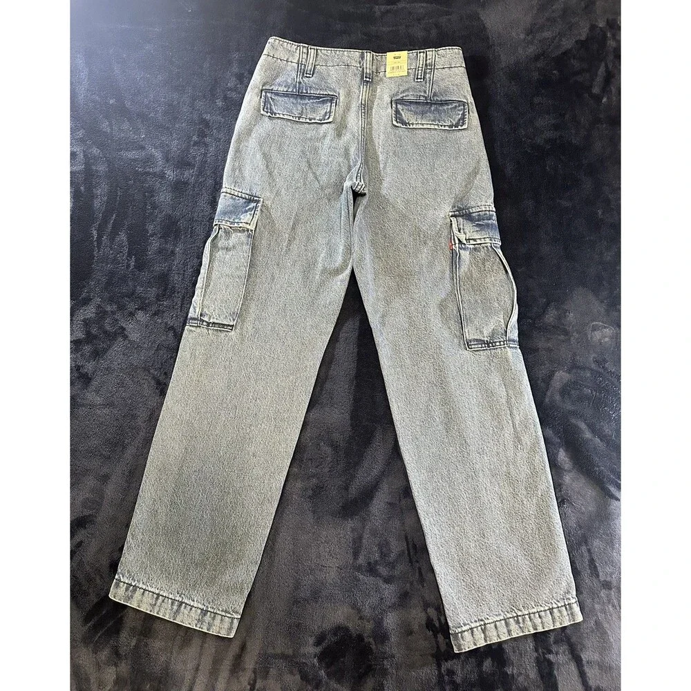 LEVI’S XX CARGO STRAIGHT Denim Jeans Blue 28x30